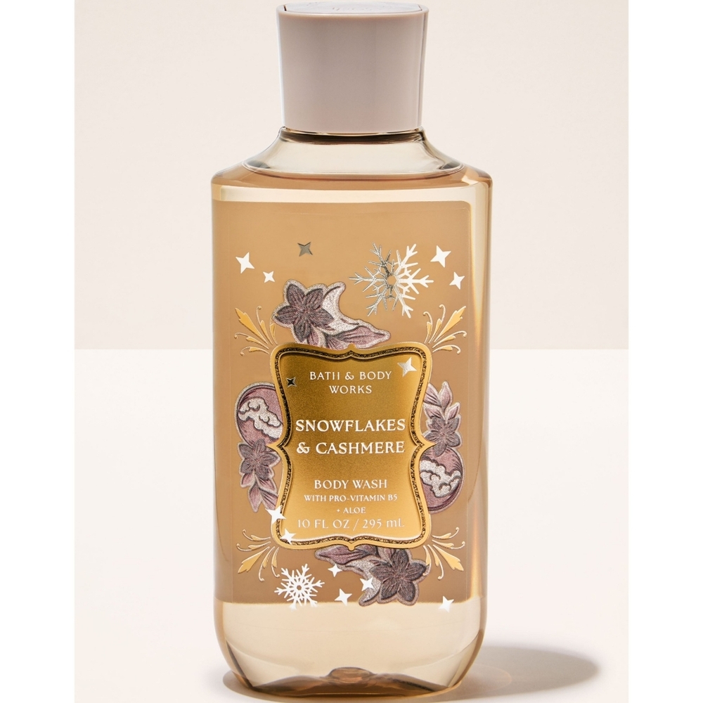 Bath & Body Works Snowflakes & Cashmere Body Wash 10oz NEW Rare
